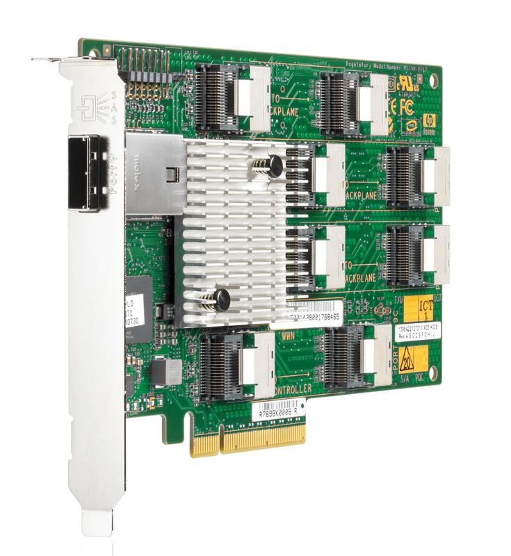 487738-001 HP Single Port 3GB/s 24-Bay SAS Expander Storage RAID Contoller Card