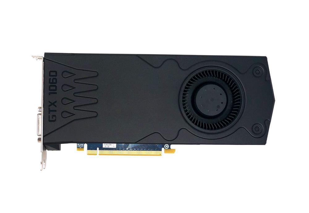 490-BDHU Dell 6GB Nvidia GeForce GTX 1060 GDDR5 192-Bit HDMI / 3x DisplayPort / Dual-Link DVI-I PCI-Express 3.0 x16 Video Graphics Card