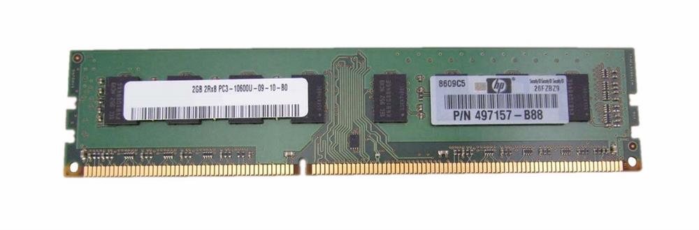 497157-B88 HP 2GB DDR3 PC10600 Memory
