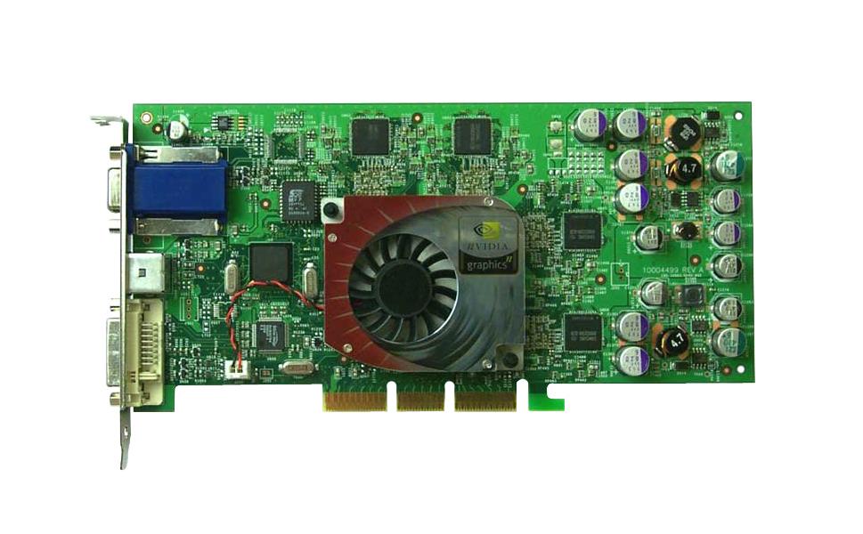 4N458 Dell Nvidia GeForce4 Ti 4600 128MB DDR DVI / TV-Out / VGA AGP 8x Video Graphics Card