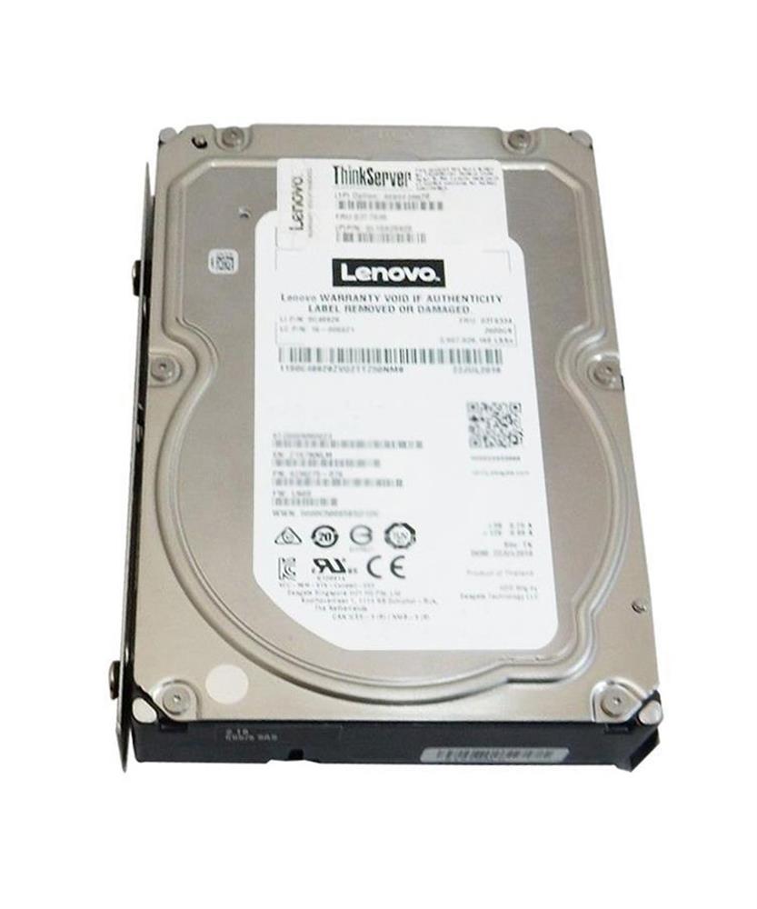 4XB0N68533 Lenovo 12TB 7200RPM SATA 6Gbps Hot Swap (512e) 3.5-inch Internal Hard Drive