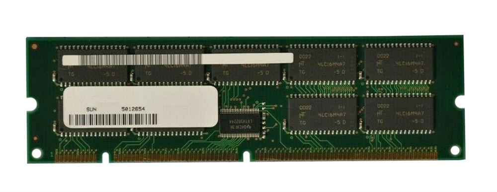 501-2654 Sun 128MB FastPage ECC Buffered 60ns 168-Pin DIMM Memory Module
