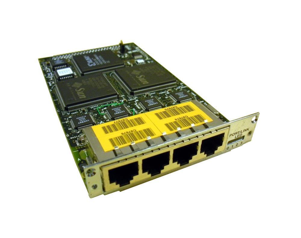 501-4837 Sun 100Base-TX Quad Fast Ethernet SBus Adapter for Enterprise 10000