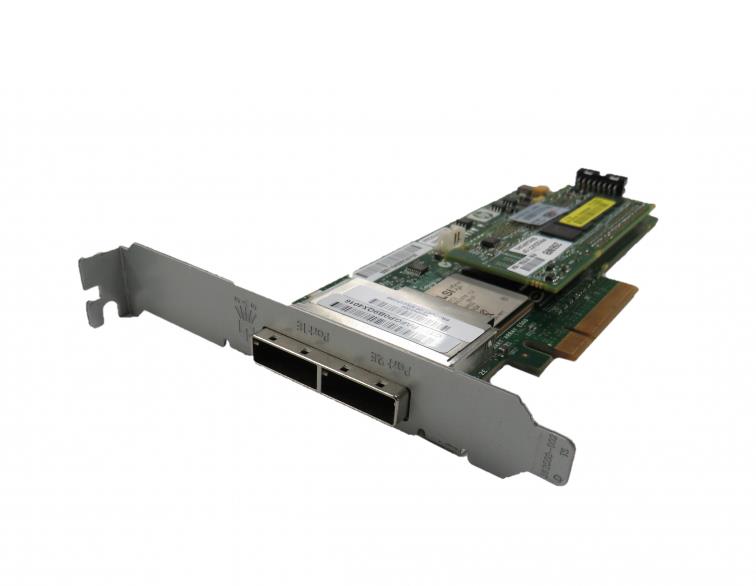 501574-001 HP Smart Array E500 PCI-Express x8 Serial Attached SCSI (SAS)/SATA-150 RAID Storage Controller Card 256MB Cache Memory