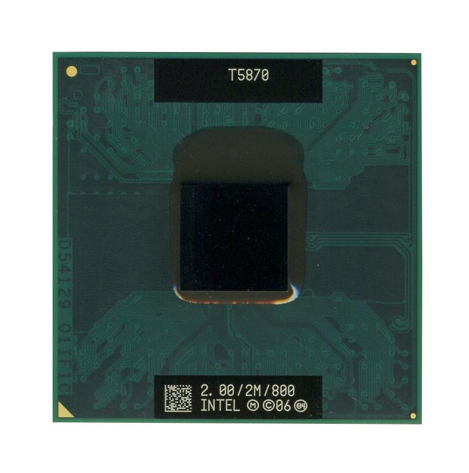 507512-001 HP 2.00GHz 800MHz FSB 2MB L2 Cache Intel Core 2 Duo T5870 Mobile Processor Upgrade