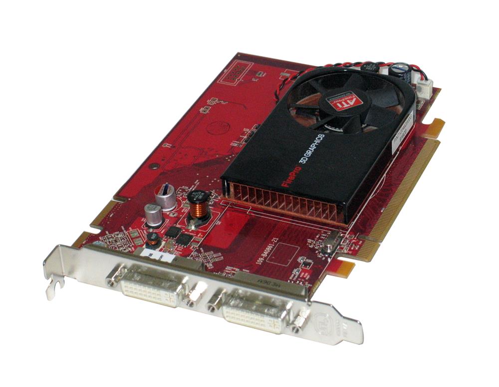 508279-001 HP ATI Fire Pro V3700 256MB GDDR3 2-Dual DVI-I PCI-Express x16 Video Graphics Card