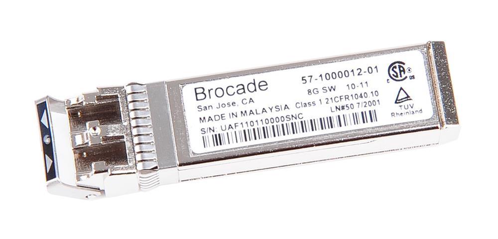 57-1000012-01-N Brocade 8Gbps 8GBase-SR Multi-mode Fiber 300m 850nm Fibre Channel Duplex LC Connector SFP+ Transceiver Module with DOM