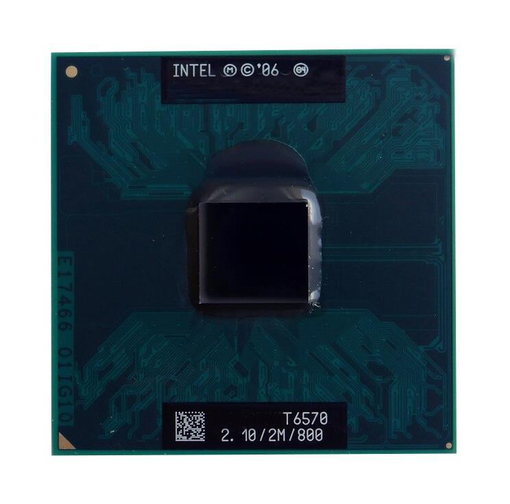 570031-001 HP 2.10GHz 800MHz FSB 2MB L2 Cache Intel Core 2 Duo T6570 Mobile Processor Upgrade