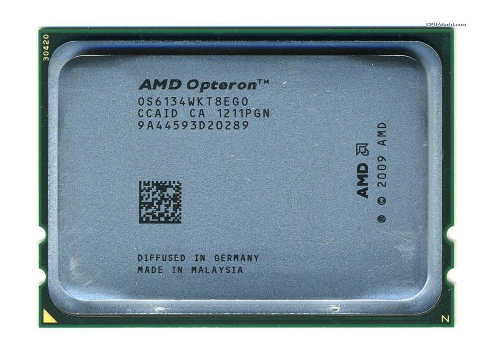 578022-002 AMD Opteron 6134 8-Core 2.30GHz 3200MHz FSB HT 16MB L3 Cache Socket G34 Processor