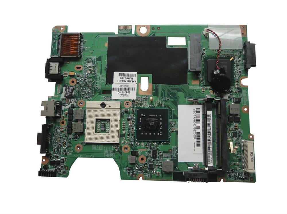 593506-001 HP System Board (MotherBoard) for CQ50 CQ60 LaptopNotebook PC (Refurbished)