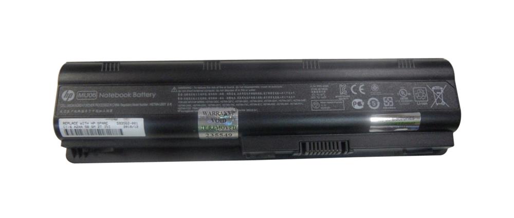 593562-001 HP 9-Cell 11.1V 7800mAh 100Wh Lithium ion High Capacity Notebook Battery (Refurbished)