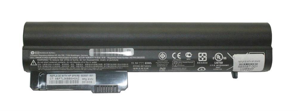 593587-001-N HP 9-cell 93whr Li-ion Battery (Refurbished)
