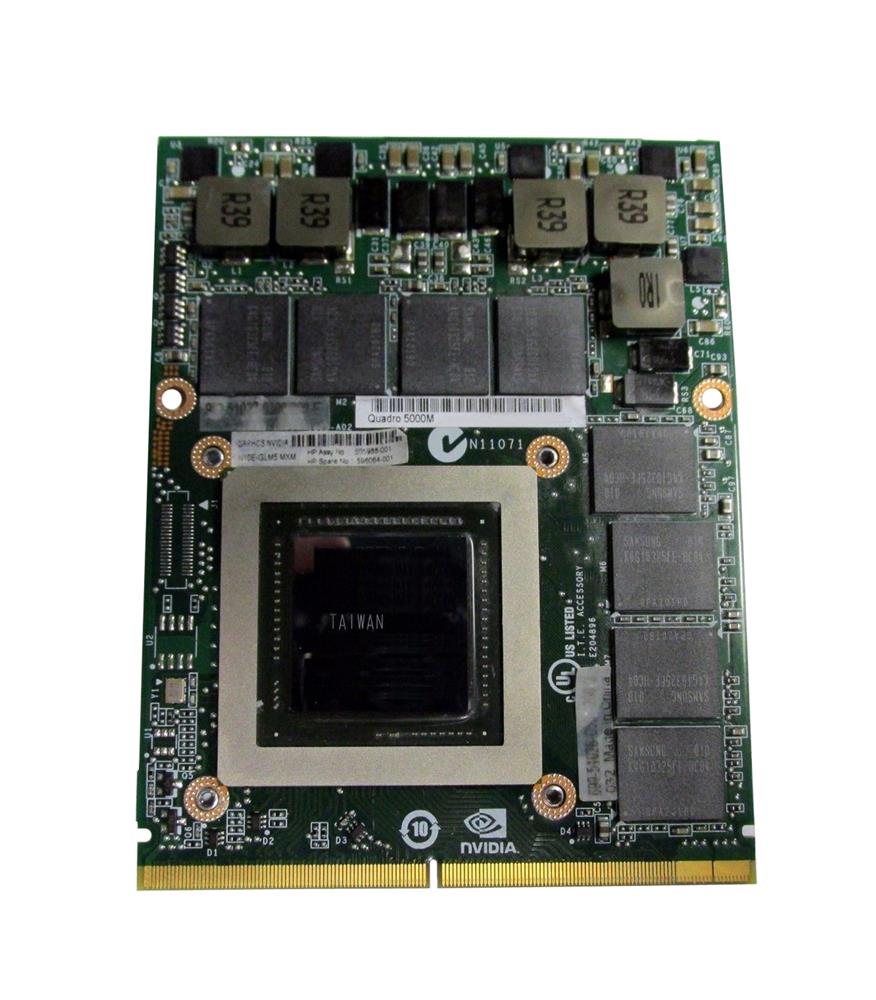 596064-001 HP Nvidia Quadro 5000M Video Graphics Card