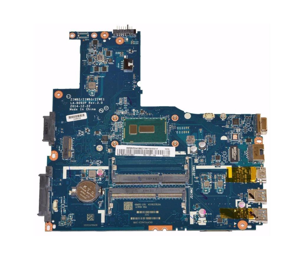 5B20H41682 Lenovo System Board (Motherboard) 2.20GHz With Intel Core i5-5200u Processors Support For B40-80 Laptop (Refurbished)