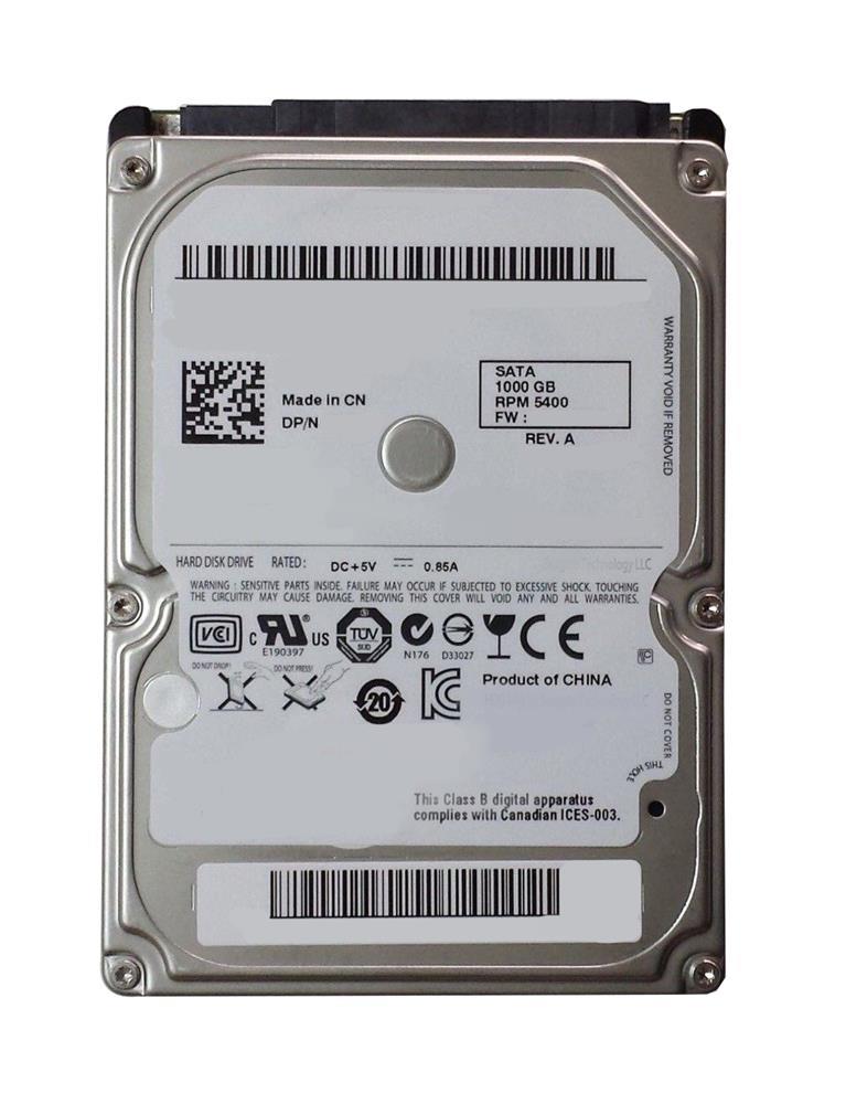5W8MF Dell 1TB 5400RPM SATA 6Gbps 2.5-inch Internal Hard Drive
