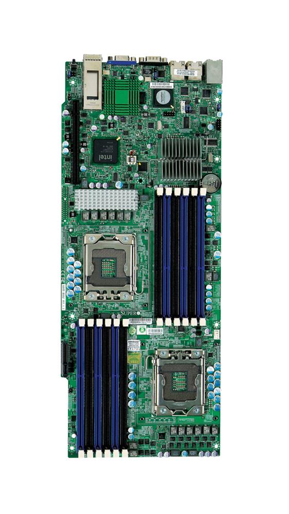6026TT-HIBQRF SuperMicro X8DTT-HIBQF Dual Socket LGA 1366 Intel 5520 Chipset Xeon 5600/5500 Processors Support DDR3 12x DIMM SATA 3.0Gb/s Proprietary Server Motherboard (Refurbished)
