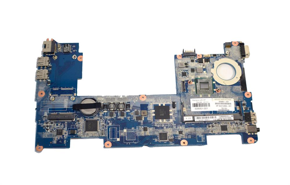 608951-001 HP System Board (Motherboard) With Intel Atom N466 Processors Support Notebook PC for Mini 210 Netbook (Refurbished)