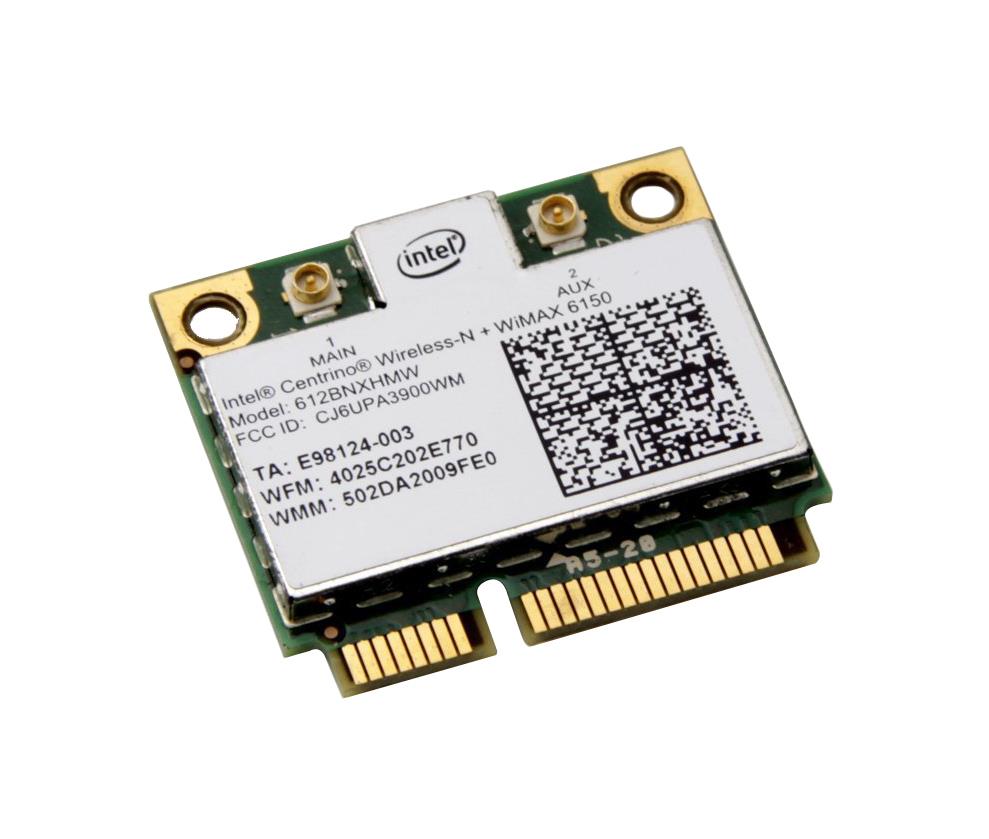612BNXHMW Intel Centrino Wireless-N WiMAX 6150 IEEE 802.11a/b/g/n Half Mini PCI Express Wireless Network Card for HP Compatible
