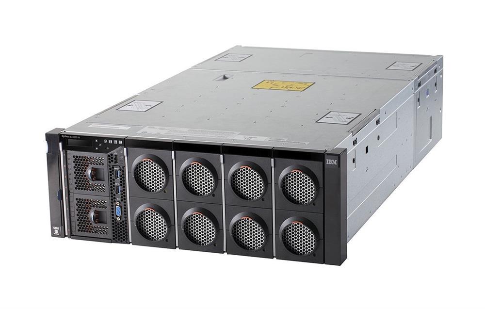 6241BAU Lenovo System x x3950 X6 8U Rack Server 4 x Intel Xeon E7-8850 v2 Dodeca-core (12 Core) 2.30 GHz 64GB Installed DDR3L SDRAM Serial ATA, 12Gb/s SAS Controller 0, 1, 10 RAID Levels 4 x 900 W 8 Processor Support Gigabit Ethernet Matrox G200eR2 16 MB Graphic Card (Refurbished)