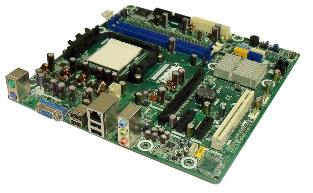 633564-001 HP Socket AM2+ AMD GeForce 6150SE/ nForce 430 Chipset AMD Phenom II/ Phenom Quad-Core/ AMD Athlon X4/ Athlon X3/ Athlon X2 Processors Support DDR2 2x DIMM 4x SATA Micro-ATX Motherboard (Refurbished)