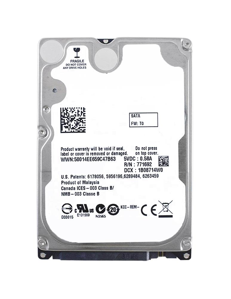 634-BLHP Dell 1TB 7200RPM SATA 6Gbps 2.5-inch Internal Hard Drive