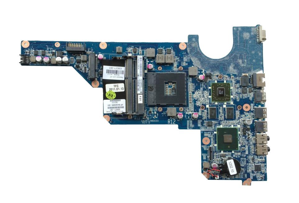 636372-001 HP System Board (MotherBoard) Intel Socket-989 for G4-1000 G6-1000 Notebook PC (Refurbished)