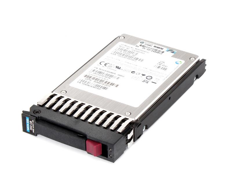 637071-001 HP 200GB MLC SATA 3Gbps Hot Swap Enterprise Mainstream 2.5-inch Internal Solid State Drive (SSD)