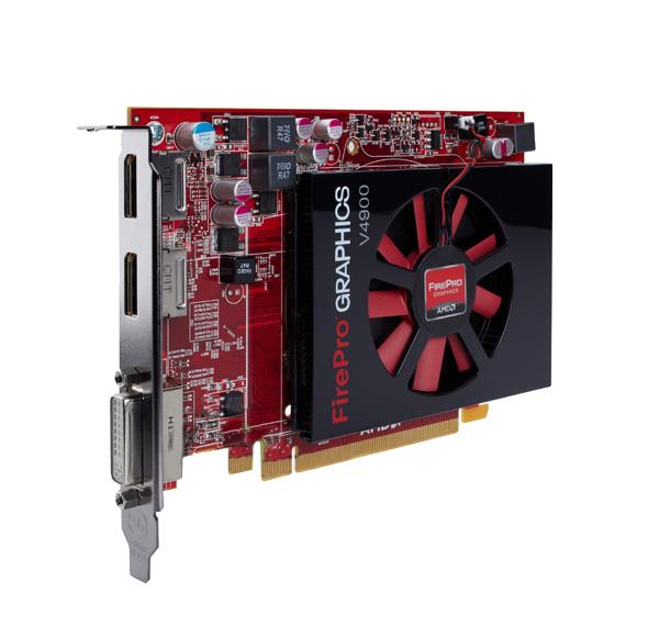 645594-001 HP ATI FirePro V4900 1GB GDDR5 128-Bit DVI / 2x DisplayPort PCI-Express x16 Video Graphics Card