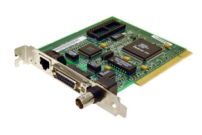 647569-004 Intel RJ-45 BNC AUI 10Mbps PCI Combo Network Adapter