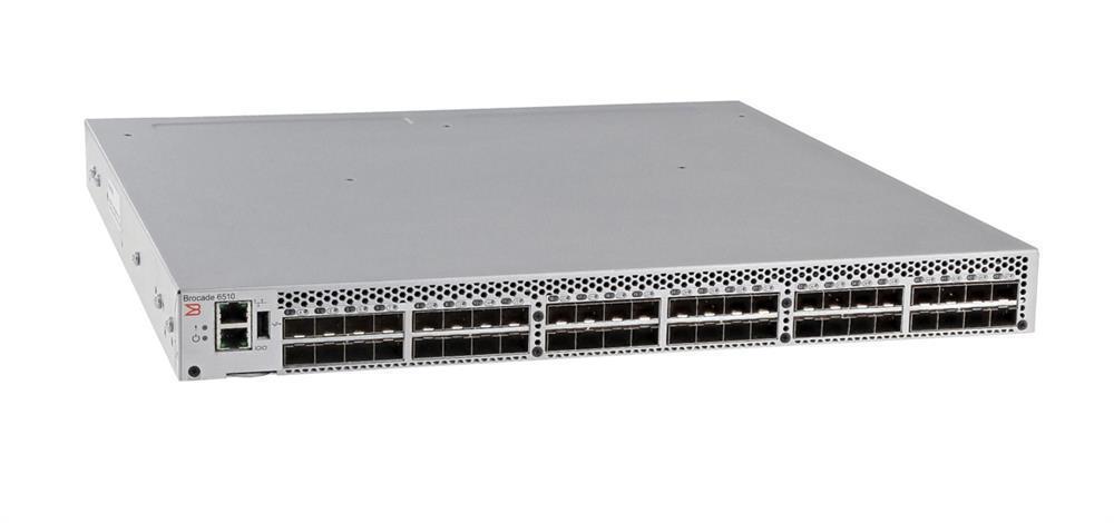 6513-04252201 Brocade 6510 48-Port 16Gb/S Fibre Channel Switch Sm-6510-24Rcs 24-Ports Active (Refurbished)