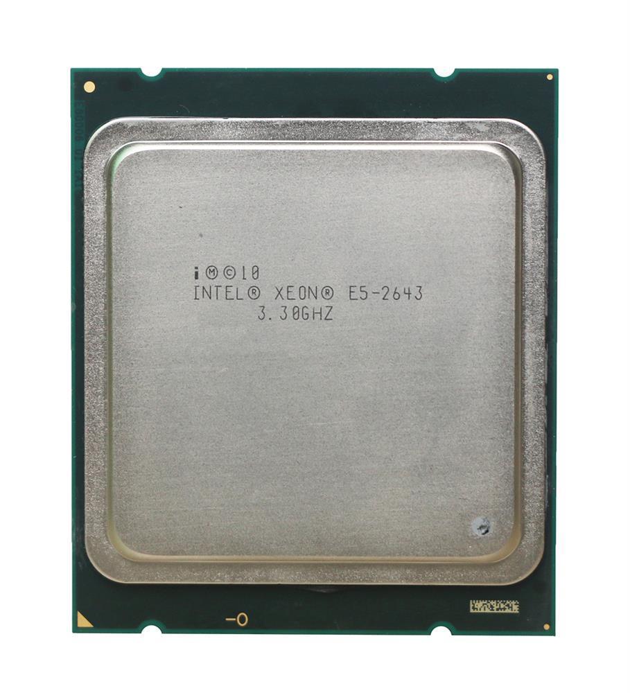 654774-L21 HP 3.30GHz 8.00GT/s QPI 10MB L3 Cache Intel Xeon E5-2643 Quad Core Processor Upgrade for ProLiant DL360p Gen8 Server