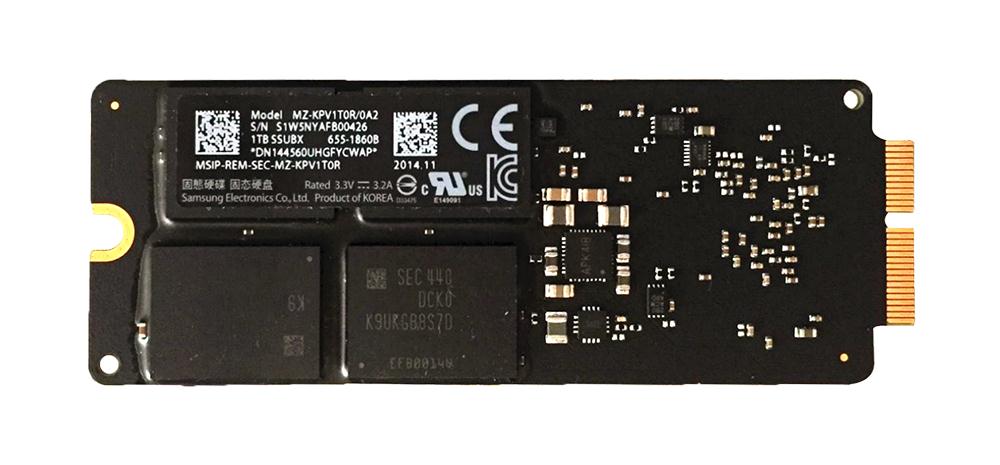 655-1860B Apple 1TB MLC PCI Express 3.0 x4 SSUBX Internal Solid State Drive (SSD) for MacBook (Selected Models)