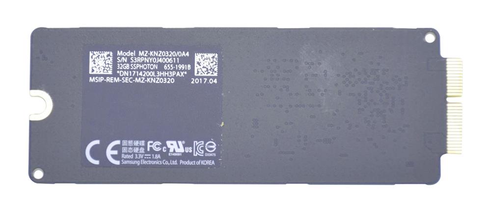 655-1991B 655-1991B Apple 32GB PCI Express NVMe Solid State Drive