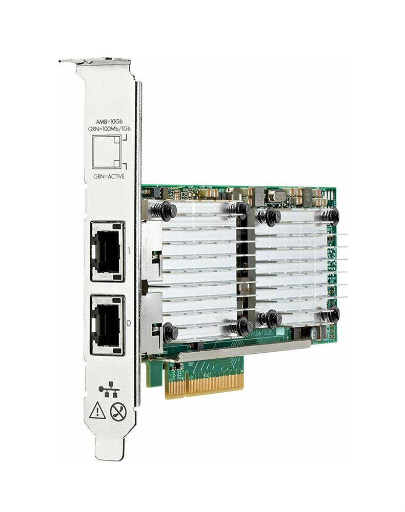 656596-B21 HP 530T Dual-Ports RJ-45 10Gbps 10GBase-T Gigabit Ethernet PCI Express 2.0 x8 Network Adapter 