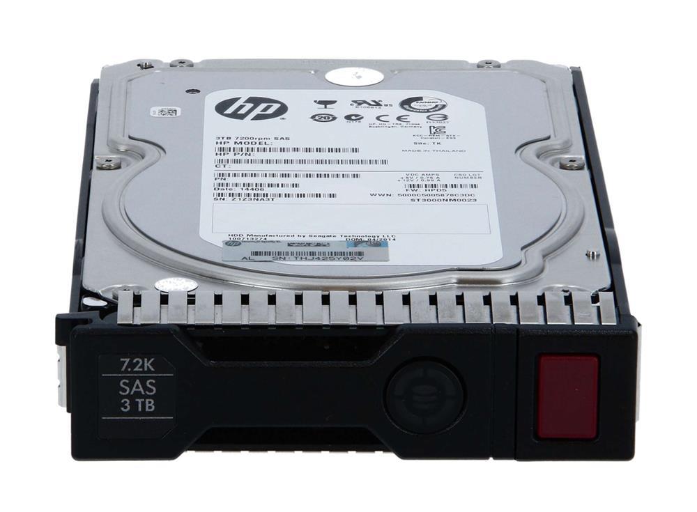 658428-001 HP 3TB 7200RPM SAS 6Gbps Midline Hot Swap 3.5-inch Internal Hard Drive for P2000