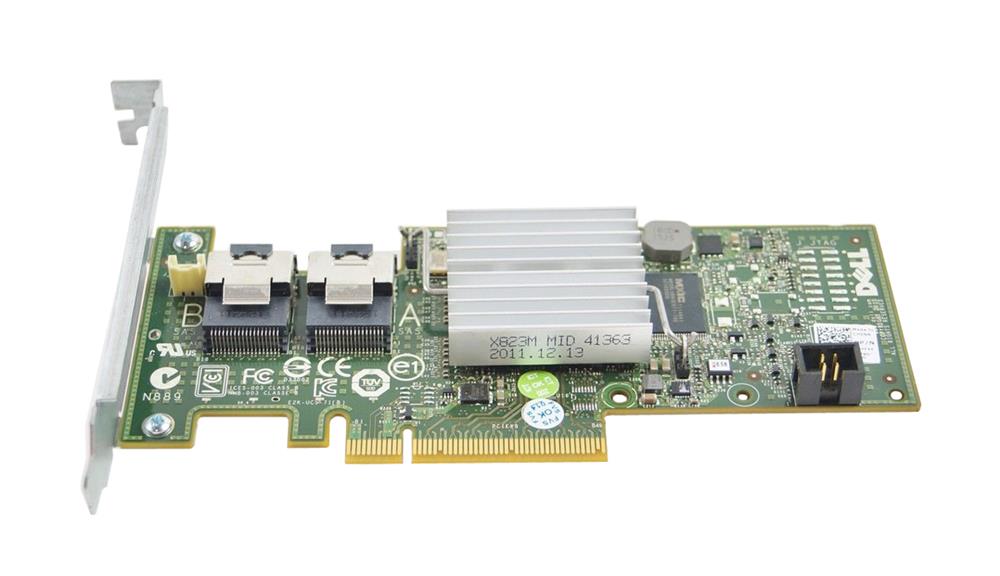 65F44 Dell 2 x SAS 6Gbps PCI Express 2.0 x8 RAID Controller for PowerEdge H200