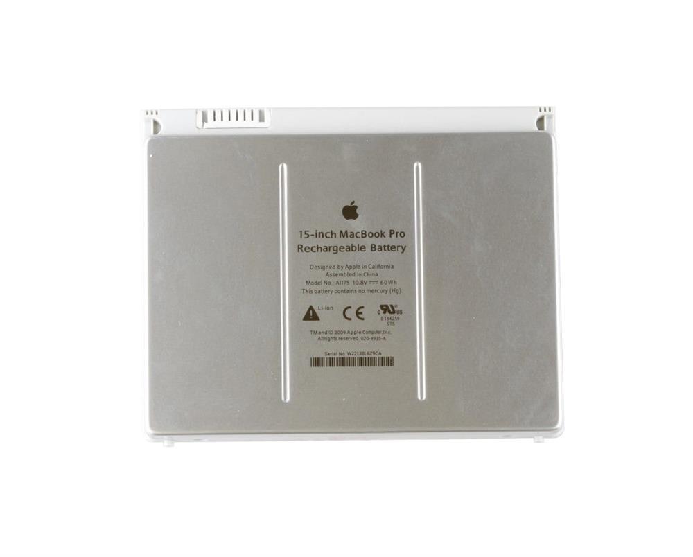 661-4600 Apple Lithium Ion 60W Battery for MacBook Pro (15-inch 2.4/2.2GHz Core 2 Duo Early 2008) (Refurbished)