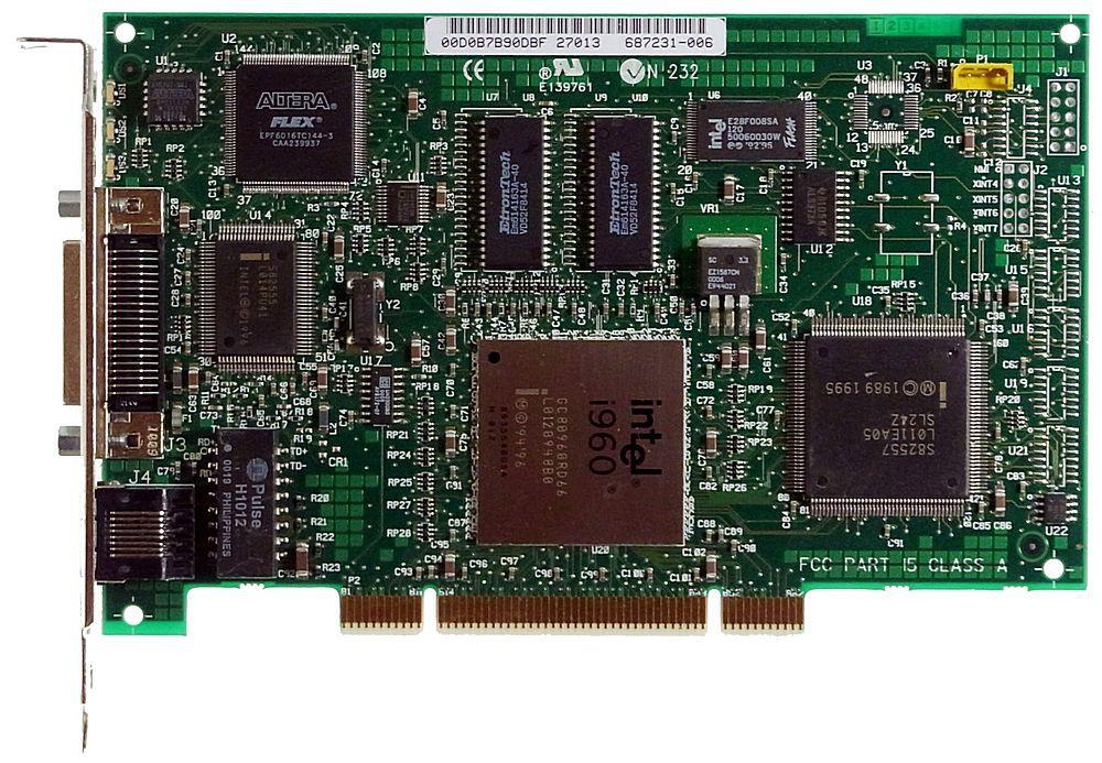 687231-006 Intel PRO/100 Ethernet PCI Intelligent Server Network Adapter