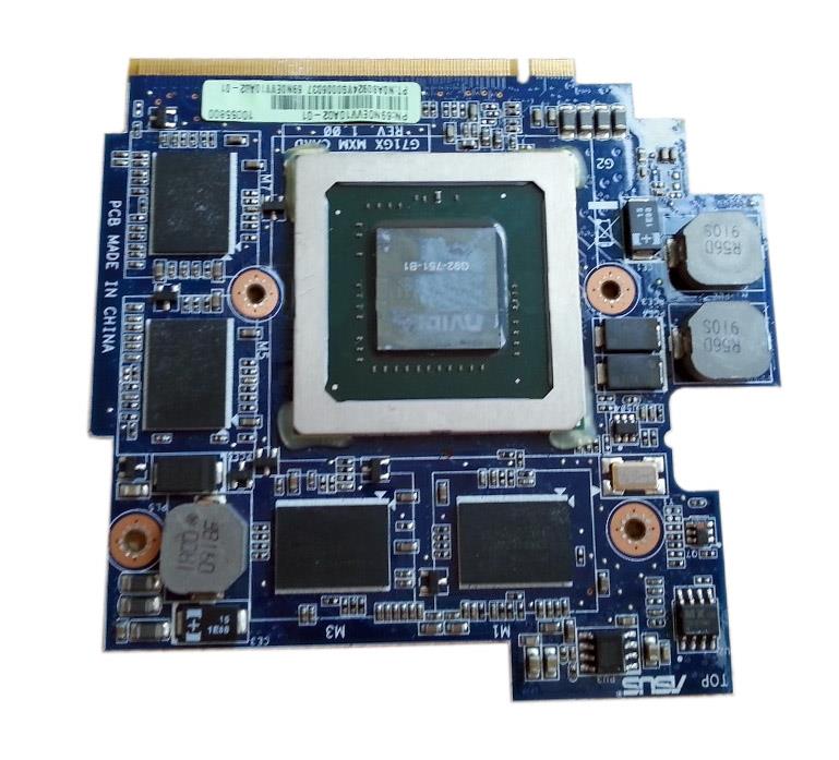 69N0EVV10A02-01 ASUS Nvidia GTX 260M 1GB GDDR3 256-Bit HDMI / DVI-I / DVI-D / VGA / PCI-Express 2.0 Video Graphics Card for G71g Laptop