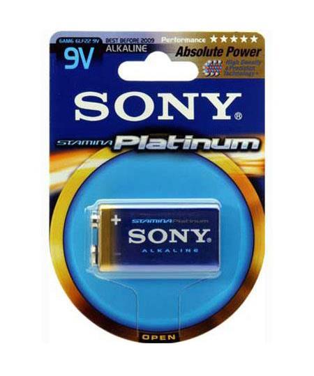 6AM6PTB1A-A1 Sony Alkaline 9 Volt Battery Single (Refurbished)