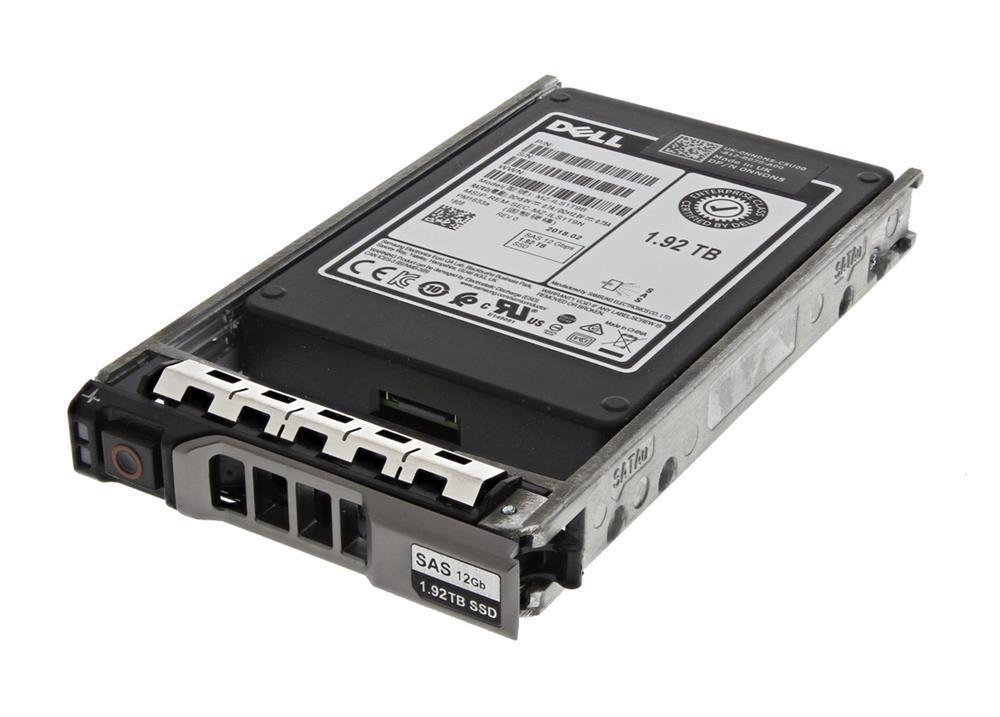 6M0GY Dell 1.92TB SAS 12Gbps 512e Mixed Use 2.5-inch Internal Solid State Drive (SSD) with 3.5-inch Hybrid Carrier