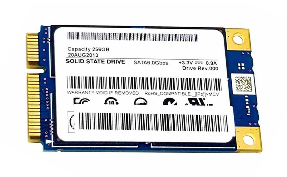 702866-001 HP 256GB MLC SATA 6Gbps mSATA Internal Solid State Drive (SSD)