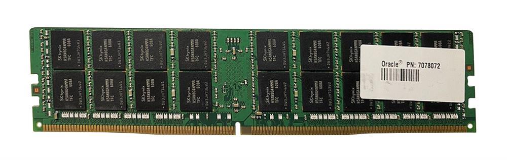 7078072-1 Oracle 32GB PC4-17000 DDR4-2133MHz Registered ECC CL15 288-Pin Load Reduced DIMM 1.2V Quad Rank Memory Module