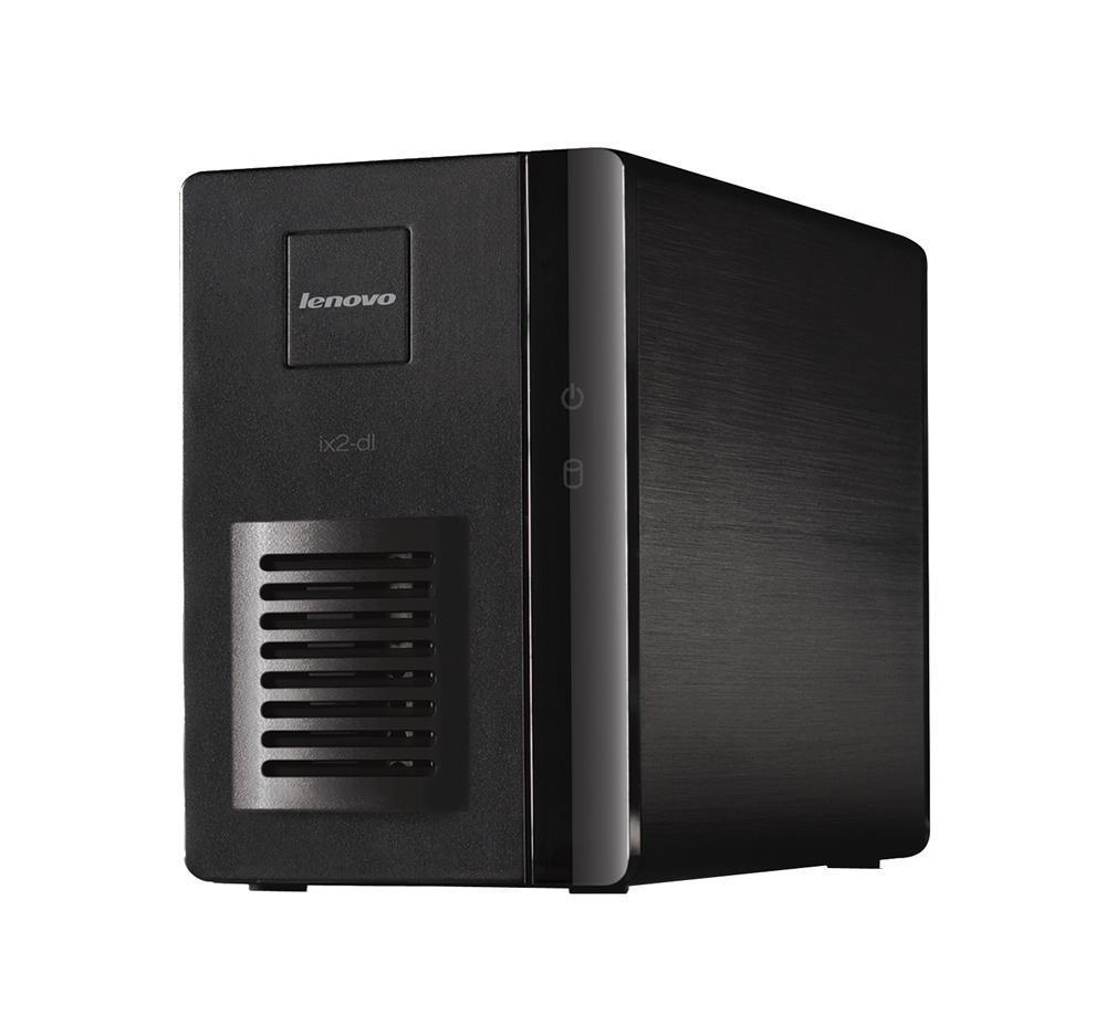 70A69001AP Lenovo EMC IX2 2Bay NAS, Marvell 6282 Processor, 0.25GB DDR3 1600MHz, 4TB 7200RPM, 1 USB 2.0Ethernet (Refurbished)