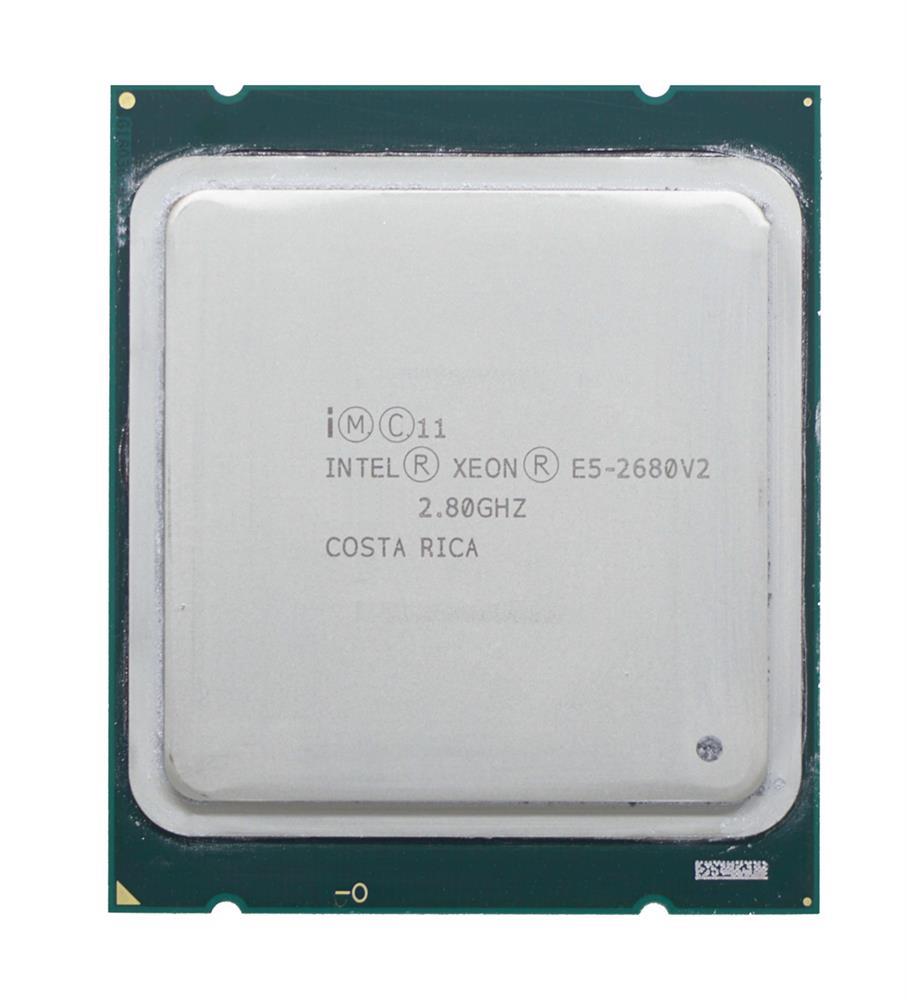 715215-L21 HP 2.80GHz 8.00GT/s QPI 25MB L3 Cache Intel Xeon E5-2680 v2 10 Core Processor Upgrade for ProLiant DL380p Gen8 Server