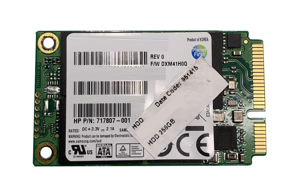 717807-001 HP 256GB MLC SATA 6Gbps mSATA Internal Solid State Drive (SSD) for Envy Spectre