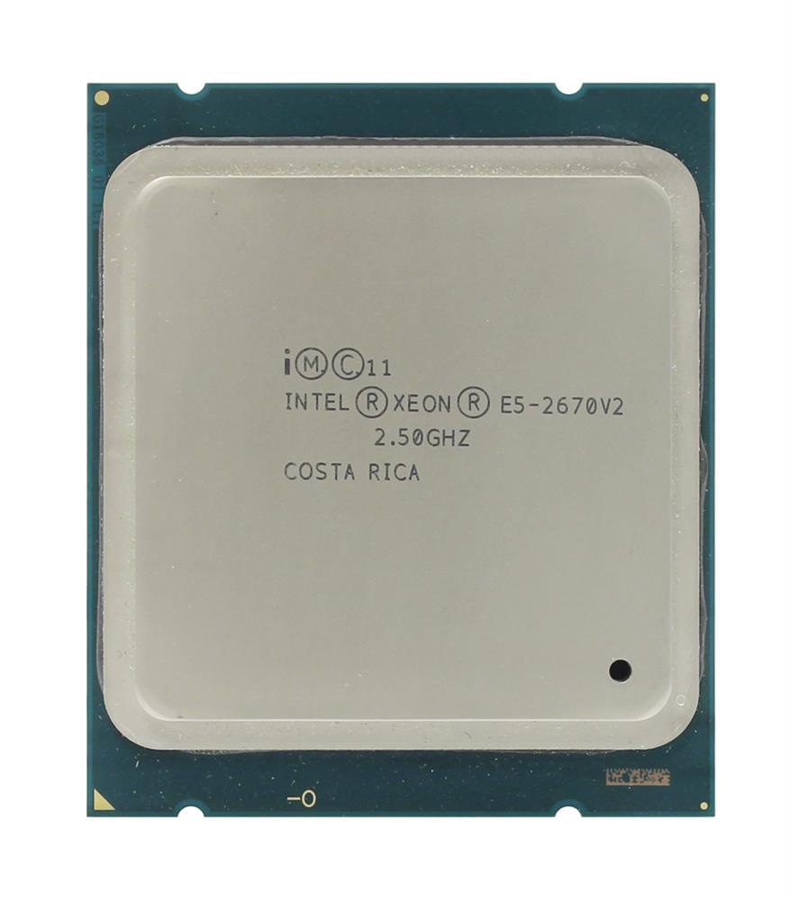 718950-B21 HP 2.50GHz 8.00GT/s QPI 25MB L3 Cache Intel Xeon E5-2670 v2 10 Core Processor Upgrade for ProLiant DL380p Gen8 Server