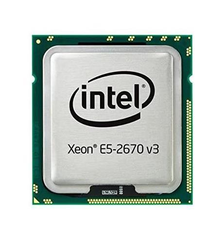719046-B21 HP 2.30GHz 9.60GT/s QPI 30MB L3 Cache Intel Xeon E5-2670 v3 12 Core Processor Upgrade for ProLiant DL380 Gen9 Server