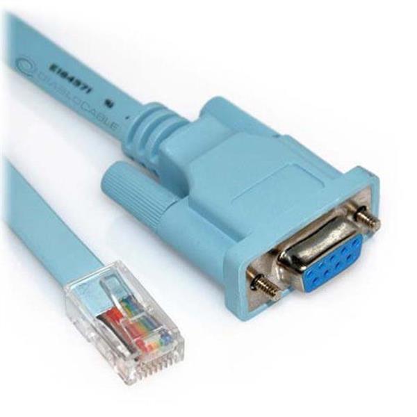 72-3383-01 Cisco 1700 Series Console Cable Rj45 Lt Blue 6ft