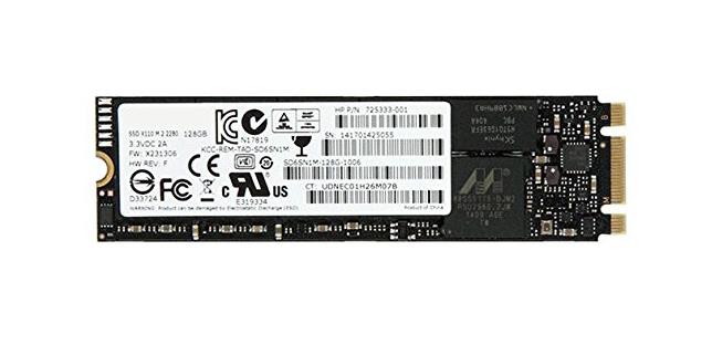 725333-001 HP 128GB MLC SATA 6Gbps M.2 2280 Internal Solid State Drive (SSD)
